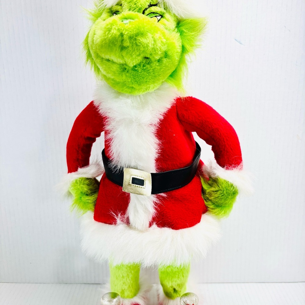 Dr Seuss Beverly Hills Teddy Bear Co. Grinch 15" Poseable Plush